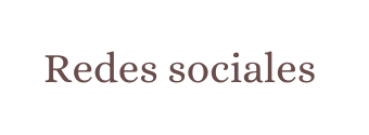Redes sociales